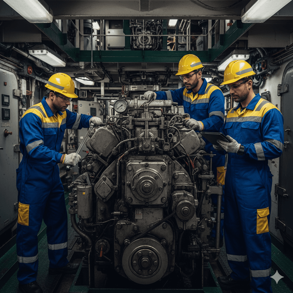 Marine spare parts and technical components